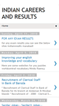 Mobile Screenshot of indiancareersandresults.blogspot.com