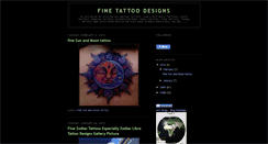 Desktop Screenshot of fine-tattoo-designs.blogspot.com