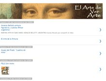 Tablet Screenshot of elartedeverarte.blogspot.com