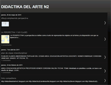 Tablet Screenshot of didactikadelarten2.blogspot.com