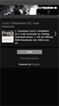 Mobile Screenshot of crysisretalationcodes.blogspot.com