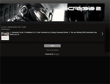 Tablet Screenshot of crysisretalationcodes.blogspot.com