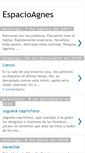 Mobile Screenshot of espacioagnes.blogspot.com