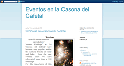 Desktop Screenshot of eventosenlacasonadelcafetal.blogspot.com