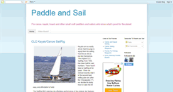 Desktop Screenshot of paddlesail.blogspot.com