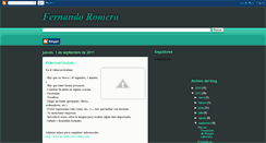 Desktop Screenshot of fernandoromera.blogspot.com