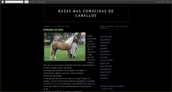 Desktop Screenshot of caballosdelmundo.blogspot.com