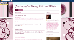 Desktop Screenshot of journeyofayoungwiccan.blogspot.com