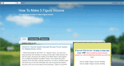 Desktop Screenshot of howtomake5figureincome.blogspot.com