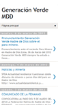 Mobile Screenshot of generacionverdemdd.blogspot.com