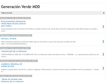 Tablet Screenshot of generacionverdemdd.blogspot.com