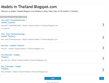 Tablet Screenshot of models-thailand.blogspot.com