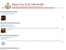 Tablet Screenshot of cruzcallesevilla.blogspot.com