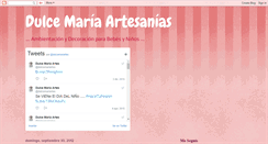 Desktop Screenshot of dulcemariaartesanias.blogspot.com