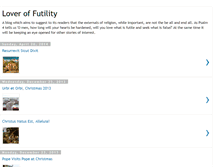Tablet Screenshot of lover-of-futility.blogspot.com