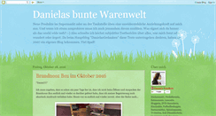 Desktop Screenshot of danielas-bunte-warenwelt.blogspot.com