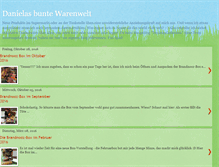 Tablet Screenshot of danielas-bunte-warenwelt.blogspot.com