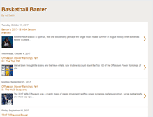 Tablet Screenshot of basketballbanter.blogspot.com
