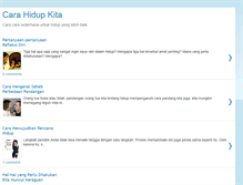 Tablet Screenshot of carahidupkita.blogspot.com