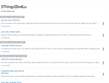 Tablet Screenshot of 5things4lu.blogspot.com