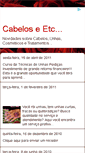 Mobile Screenshot of cabelos-etc.blogspot.com