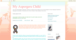 Desktop Screenshot of myaspergerschild.blogspot.com