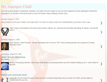 Tablet Screenshot of myaspergerschild.blogspot.com