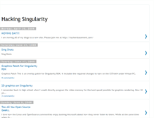 Tablet Screenshot of hackingsingularity.blogspot.com