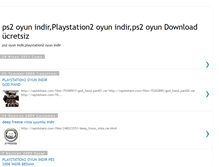 Tablet Screenshot of playstation2oyunindir.blogspot.com