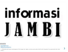 Tablet Screenshot of informasijambi.blogspot.com