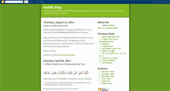 Desktop Screenshot of ahadith.blogspot.com