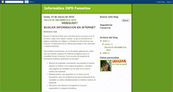 Desktop Screenshot of informaticatecnologiafamatina.blogspot.com
