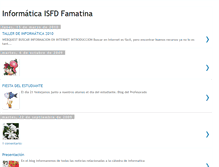 Tablet Screenshot of informaticatecnologiafamatina.blogspot.com