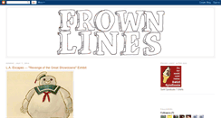 Desktop Screenshot of frownlines.blogspot.com