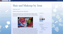 Desktop Screenshot of hairandmakeupbyjenn.blogspot.com