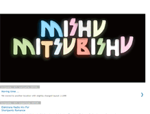 Tablet Screenshot of mishumitsubishu.blogspot.com