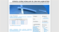 Desktop Screenshot of guncel-ilginc.blogspot.com