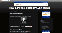 Desktop Screenshot of download-french-montana-ringtones.blogspot.com