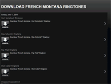 Tablet Screenshot of download-french-montana-ringtones.blogspot.com