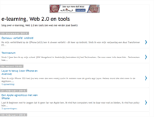 Tablet Screenshot of e-onderwijs.blogspot.com