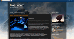 Desktop Screenshot of blogsonoro.blogspot.com