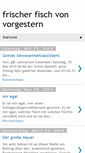Mobile Screenshot of frischerfischvonvorgestern.blogspot.com