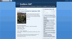 Desktop Screenshot of ecodevo360.blogspot.com