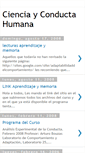 Mobile Screenshot of cienciayconductahumana.blogspot.com