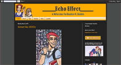 Desktop Screenshot of echoeffectcomic.blogspot.com