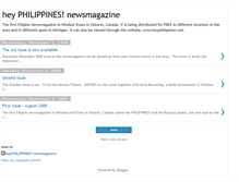 Tablet Screenshot of heyphilippinesnewsmagazine.blogspot.com