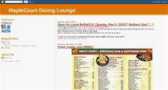 Desktop Screenshot of maplecourtdininglounge.blogspot.com