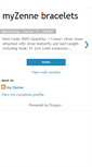 Mobile Screenshot of myzenne-bracelets.blogspot.com