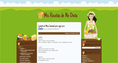 Desktop Screenshot of misrecetasdenodieta.blogspot.com