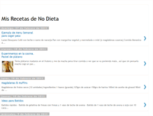Tablet Screenshot of misrecetasdenodieta.blogspot.com
